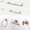 Elegant Lever Design Bathroom Accessories Single Towel Bar Robe Hooks