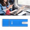 USB Drive Portable Blue U Disk Large Storage Stick with