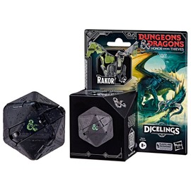 Dungeons & Dragons Honor Among Thieves D&D Dicelings Black Dragon D&D Collectible Dragon Toy Action Figure