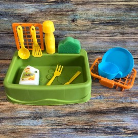 Just Pretending Magic Kids Kitchen Sink Sets 12 pc Viral Functional Water Play