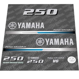 411 Decals Aftermarket Replacement for Yamaha 250 FS (2013) Outboard Decal (Sticker) Set
