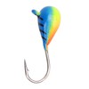 5 Pcs Ice Fishing Jigs Kit High Carbon Steel Ice