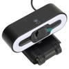 Webcam with Light, 4K Webcam Computer Camera, USB Camera with