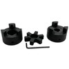 Saelno 5/8" to 1" L095 Flexible 3-Piece L-Jaw Coupling Coupler