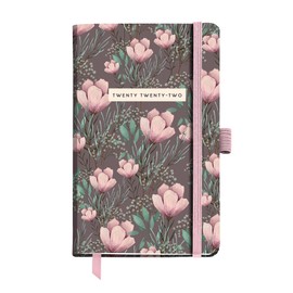 Miquelrius - Natura 2022 Year Planner - Day per Page - Passport Size 90 x 140 mm (approx. A6) - Matte Hard Cover - Lilac Forest - Catalan