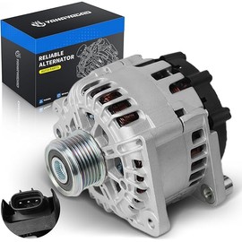 Alternator L4 2.5L for Nissan Altima 2007-2013, Rogue 2011-2013, Rogue Select 2014-2015, Sentra 2007-2012, Altima Coupe S 2013, Replaces 11258N 23100-JA02A 2650364 TG11S092 11258 11458