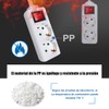 EXTRASTAR 1.5M 2 Way Power Strip with Switch for Home,