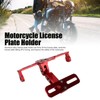 CNC License Plate Holder, Motorcycle License Plate Holder, Adjustable, CNC