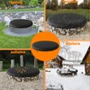 TUSAUW Firepit Covers Round for Outdoor Built in Fire Pit