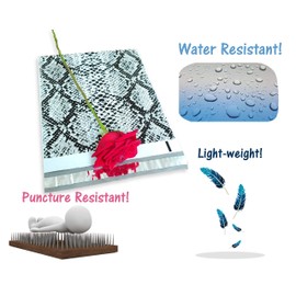 30 Pack Poly Mailers 10x13 Inch, Designer Clothing Shipping Mailing Envelope Bags, Self Sealing W/Kissy Stickers (Snakeskin)