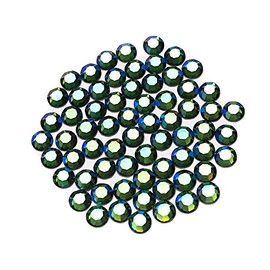 Green Turmaline AB, Preciosa Genuine Czech Crystals, Rhinestone Flatbacks, ss10 (2.8mm) ~ 1440pcs