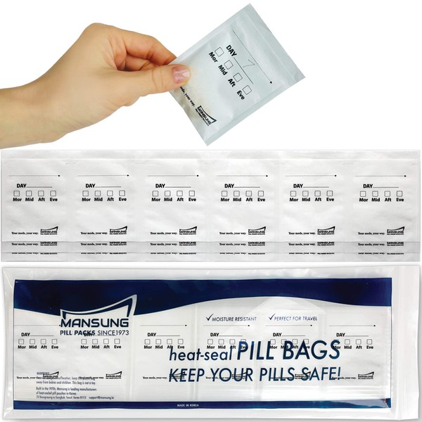Mansung M 600 Bags/Parchment Paper- 4 Times a Day, Pill