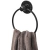 Industrial Towel Ring Rustic Pipe Hand Towel Holder Wall Mounted