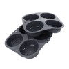 4 Cup Hamburger Bun Pan Dishwasher Safe Silicone Hamburger Bun