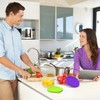 Sophico 2 Cup Round Silicone Storage Cover Lids Replacement for