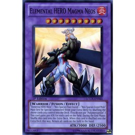 LCGX-EN064 Unlimited Ed Elemental HERO Magma Neos Super Rare Card - (Legendary Collection 2 YuGiOh Single Card)