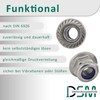 DSM - Flange Nuts M5 - A2/V2A Stainless Steel -