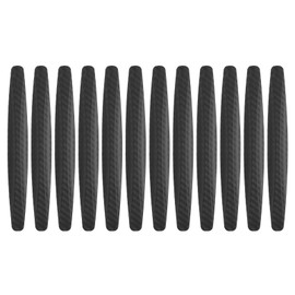 sourcing map 12pcs Car Door Edge Guards Protectors Anti-Collision Side Door Edge Protector Trim Strip Anti-Scratch Universal Vehicle Exterior Accessories for Cars SUV Pickup Truck, Black