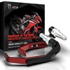 MZS Motorcycle Lever Guards, Aluminum Clutch Brake Handlebar Protector Universal