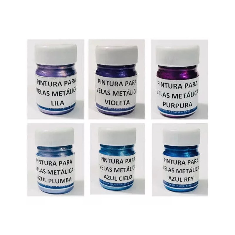 La Brujita Wax Pintura Para Velas Metálica Base Agua 6