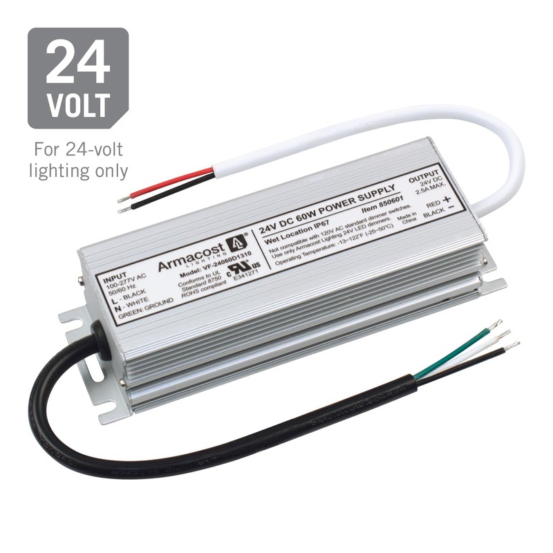 Armacost Lighting 60 Watt Standard Wet Location LED Driver 24V