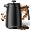 Secura 50oz French Press Coffee Maker – 304 Stainless Steel,