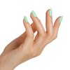 Bluesky Gel Nail Polish, Mental Mint A047, Light Green, Long