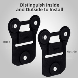 OmniMaster Body Camera Magnet Mount, Universal Magnetic Suction Back Clip Contains Magnets,Stick to Clothes for Universal All Brand Body Camera