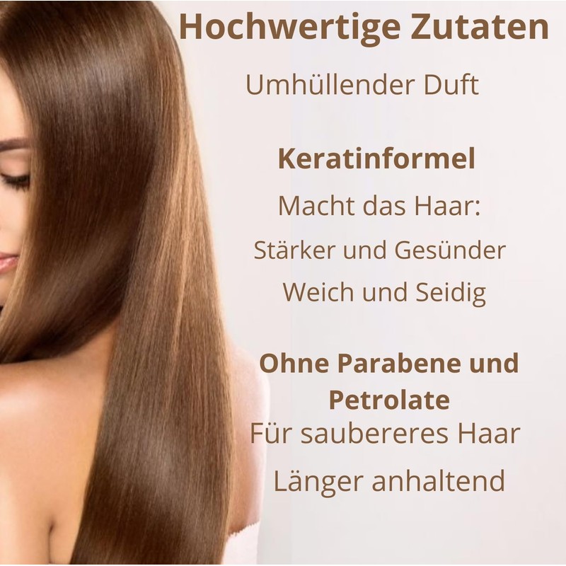 Hair Shampoo Strengthening and Protective with Nardo Oil and Keratin,