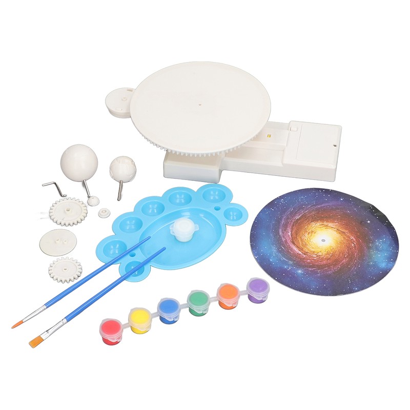 2 in 1 DIY Solar System Three Planets Stereoscopic Assembling