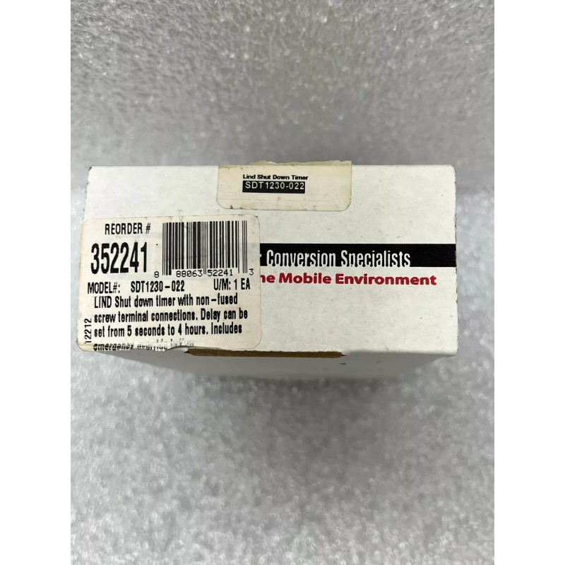 Lind SDT1230-022 Shut Down Timer Screw Term 2hr 5min-4hr