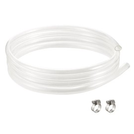 1/2\" ID X 5/8\" OD Clear Vinyl Tubing 10FT High-Strength Flexible Cuttable 1/16 Wall Thickness PVC Hose Aquariums AccessoriesInternal Diameter: 1/2 inch, Tube Length: 10 ft