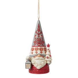 Enesco Jim Shore Heartwood Creek Four Seasons Nordic Noel Gnome Tree Ornament