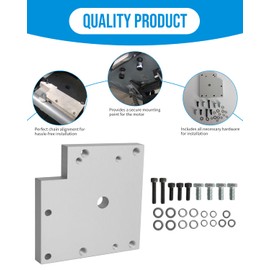 Foruly Motor Adapter Plate Set for RSF350 Models Razor Pocket Mod Gen 1 (Allows Easy Installation of MY1020 Motor to Stock Razor Pocket Mod Frame)