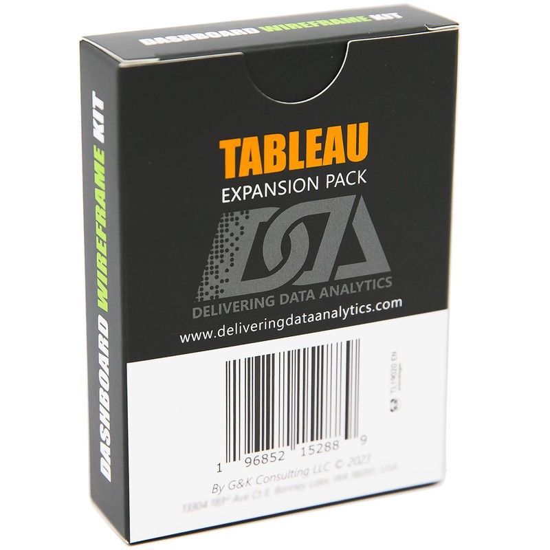 Delivering Data Analytics Tableau Chart Cards | Design Your Tableau