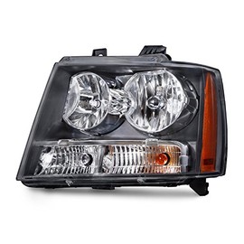 HEADLIGHTSDEPOT Halogen Left Driver Headlight Compatible with Tiffin Phaeton 2008-2010