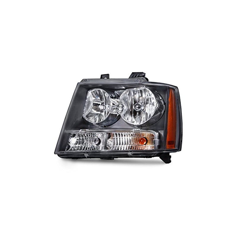 HEADLIGHTSDEPOT Halogen Left Driver Headlight Compatible with Tiffin Phaeton 2008-2010