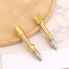 Fukaisu 2pcs Tyres Valve Stem Extension, 50mm/1.97in Heavy-Duty Brass Tire