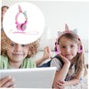 OSALADI Boy Girl Headphones with Microphone Volume Control Cable Cartoon
