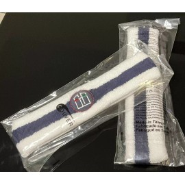 Couver Unisex Premium Quality Tennis Style Terry Cloth Sweat Headband 2-Pack