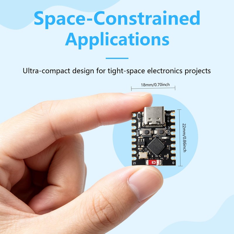 ESP32-C3 Super Mini Development Board 5PCS, ESP32 C3 Mini WiFi
