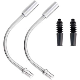 NoBrand V Brake Noodle Cable Guide Pipe, Brake Pipe with Rubber Boots for Mountain Bicyc