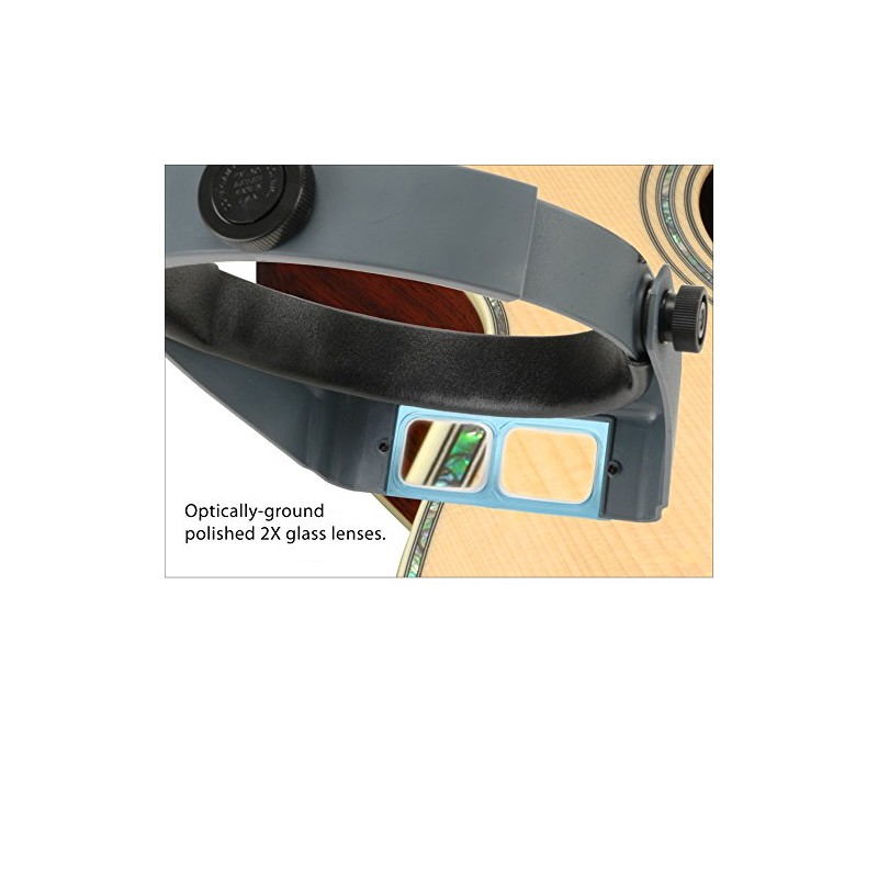OptiVISOR Headband Magnifier, with Quasar LS Lights