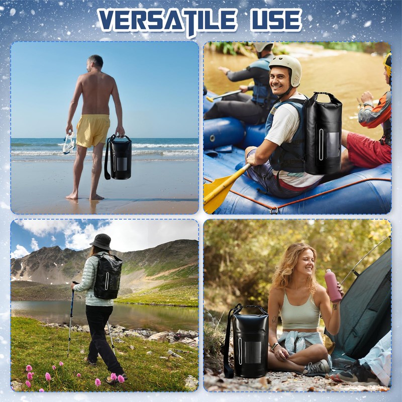 Shinylin 15 L Waterproof Faraday Dry Bag 500d Shield Bag