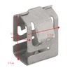 10PCS Solar Panel Mounting Mount Spring Steel Zinc Aluminum Coating