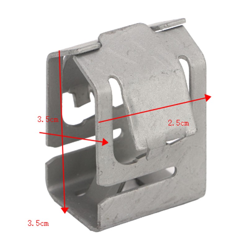 10PCS Solar Panel Mounting Mount Spring Steel Zinc Aluminum Coating