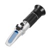 Honey Refractometer,V-Resourcing Hand Held Be'(Baume)/Brix/Water Refractometer for Honey Test,Tri-Scale (Baume:38-43°;Brix:58-92%;Water:12-27%)