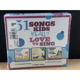 51 Songs Kids Really Love To Sing CD, MULTIPLE CD'S SHIP FREE