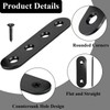 Wopanxye 24 Pack Straight Brackets for Wood Board, Plates Joining