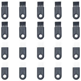 20 Pieces Shaver Brush Trimmer Brush Razor Brush Shaver Cleaning Brush Trimmer Cleaning Brush Razor Cleaning Brush Shaver Cleaning Tool, Black